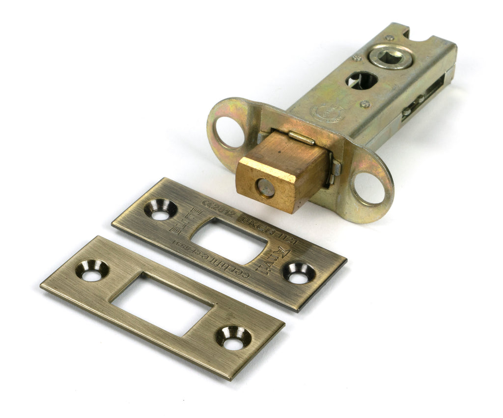 From The Anvil's Aged Brass Heavy Duty Tubular Deadbolt