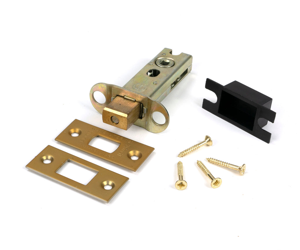 From The Anvil's Satin Brass Heavy Duty Tubular Deadbolt