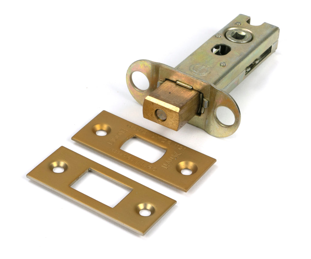 From The Anvil's Satin Brass Heavy Duty Tubular Deadbolt