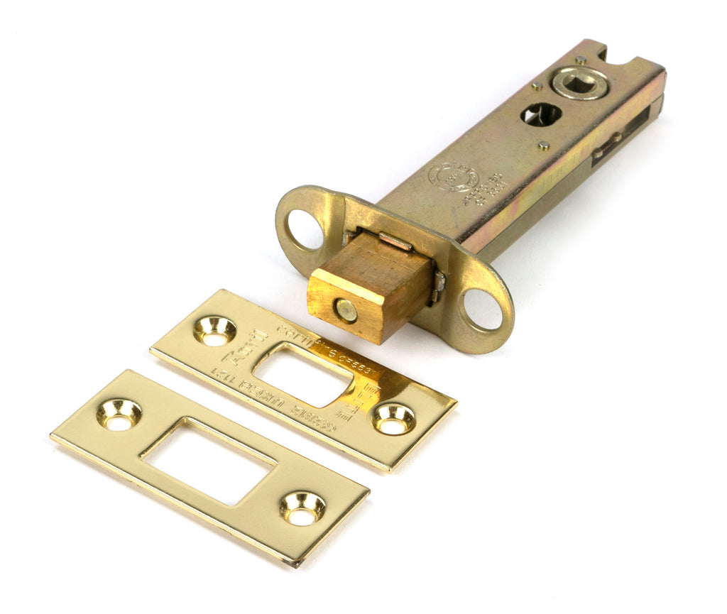 From The Anvil's Polished Brass Heavy Duty Tubular Deadbolt