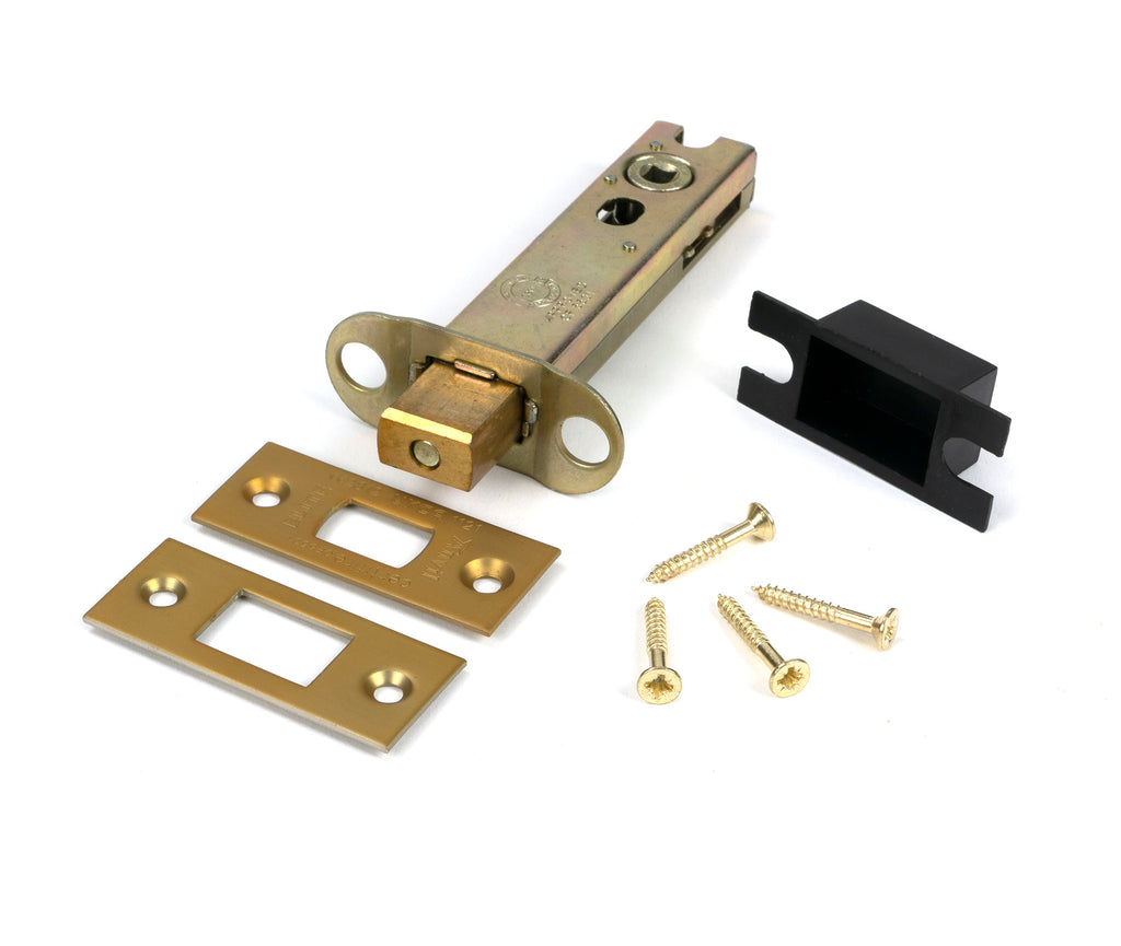 From The Anvil's Satin Brass Heavy Duty Tubular Deadbolt