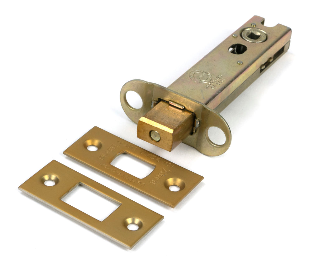 From The Anvil's Satin Brass Heavy Duty Tubular Deadbolt