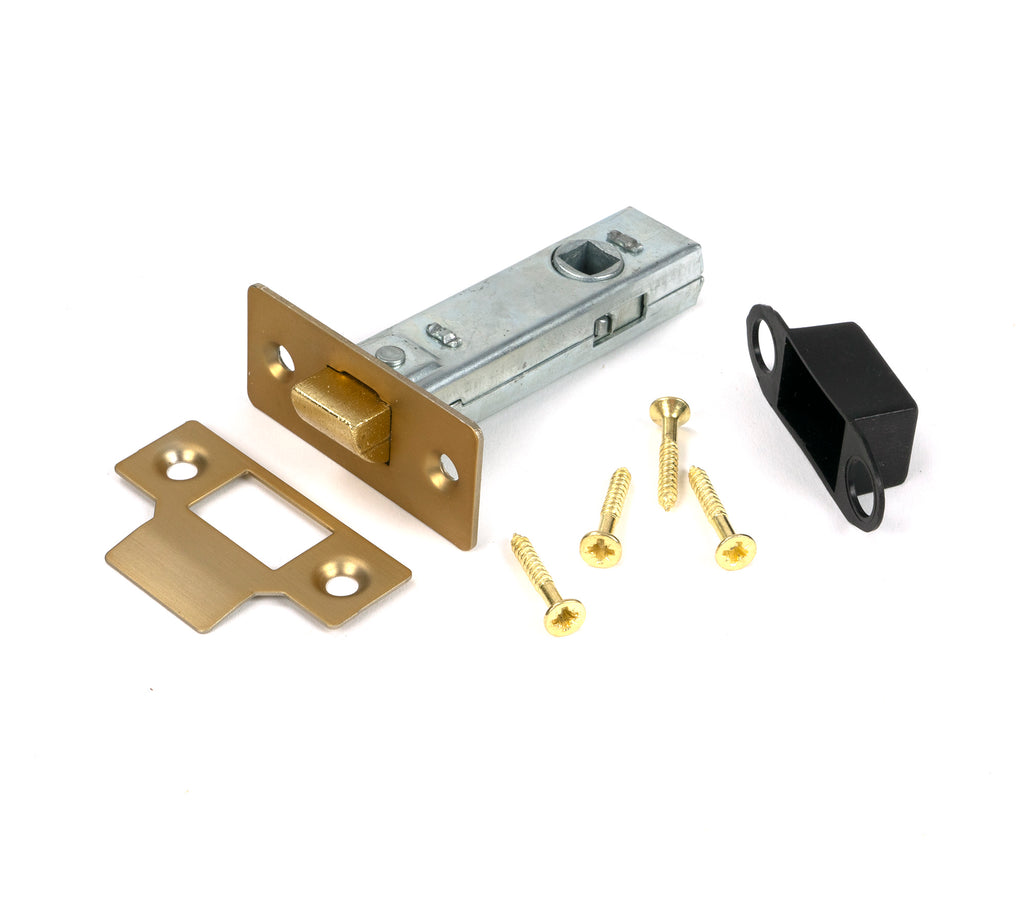 From The Anvil's Satin Brass Tubular Mortice Latch