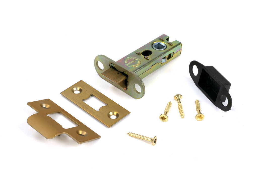 From The Anvil's Satin Brass Heavy Duty Latch