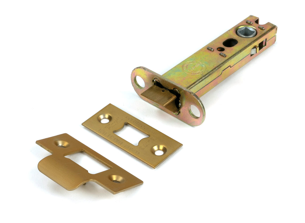 From The Anvil's Satin Brass Heavy Duty Latch