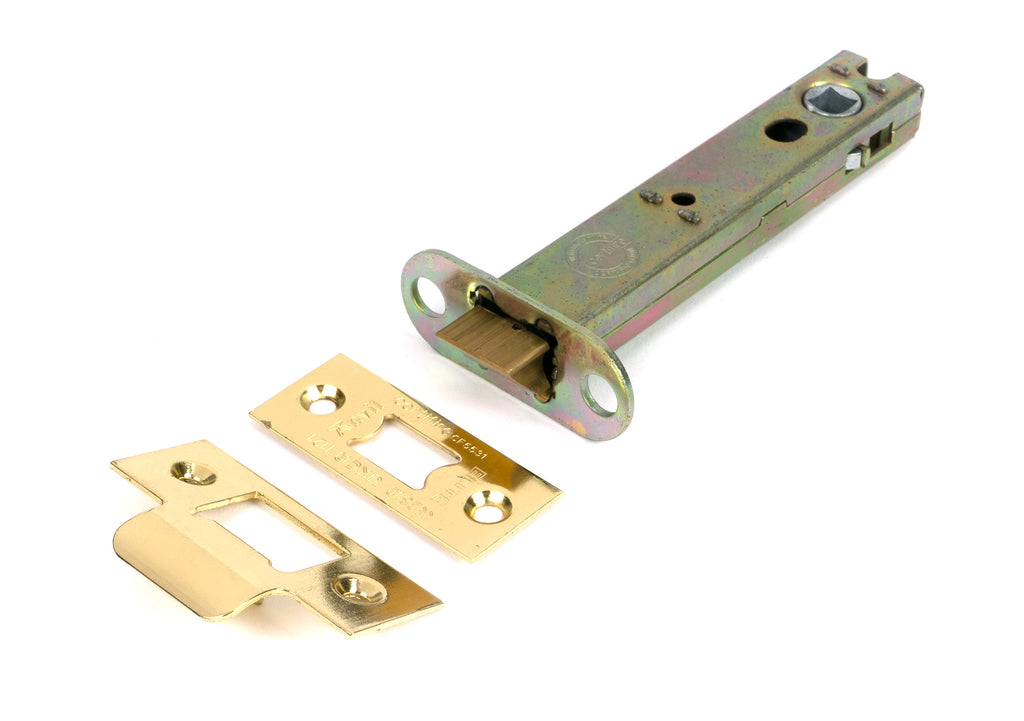 From The Anvil's Polished Brass Heavy Duty Latch