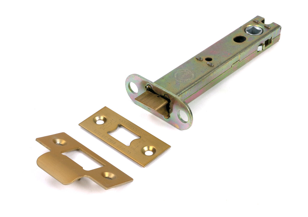 From The Anvil's Satin Brass Heavy Duty Latch