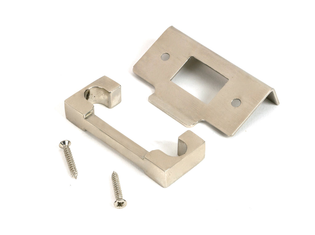 From The Anvil's Polished Nickel ½" Rebate Kit for Heavy Duty Latch