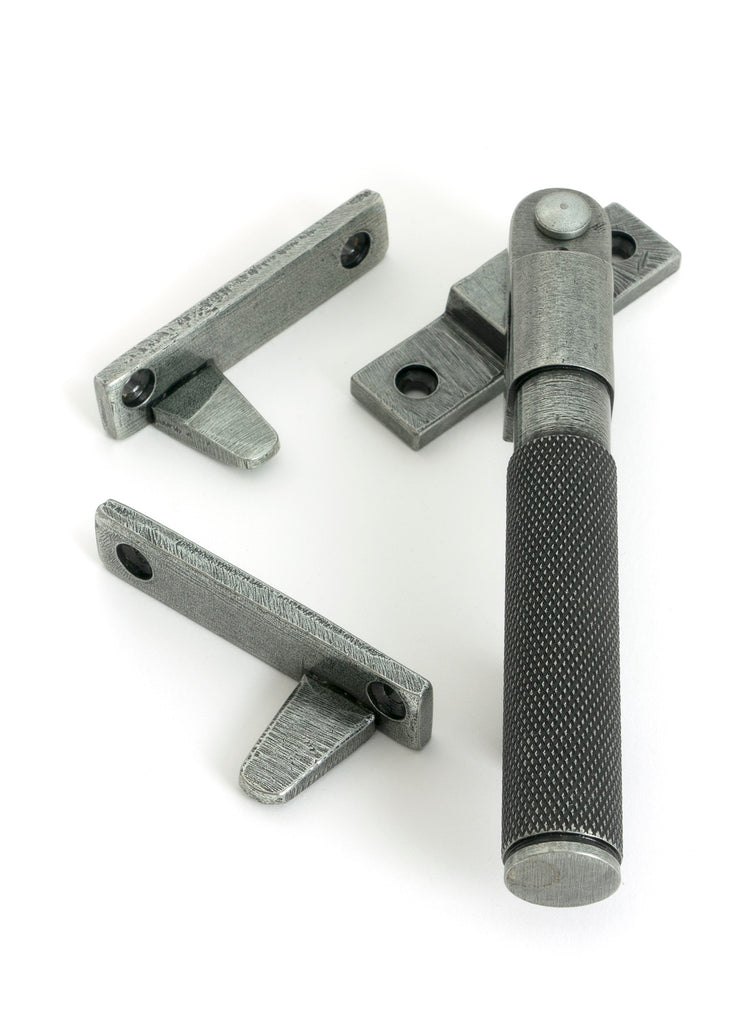 From The Anvil's Pewter Patina Night-Vent Locking Brompton Fastener