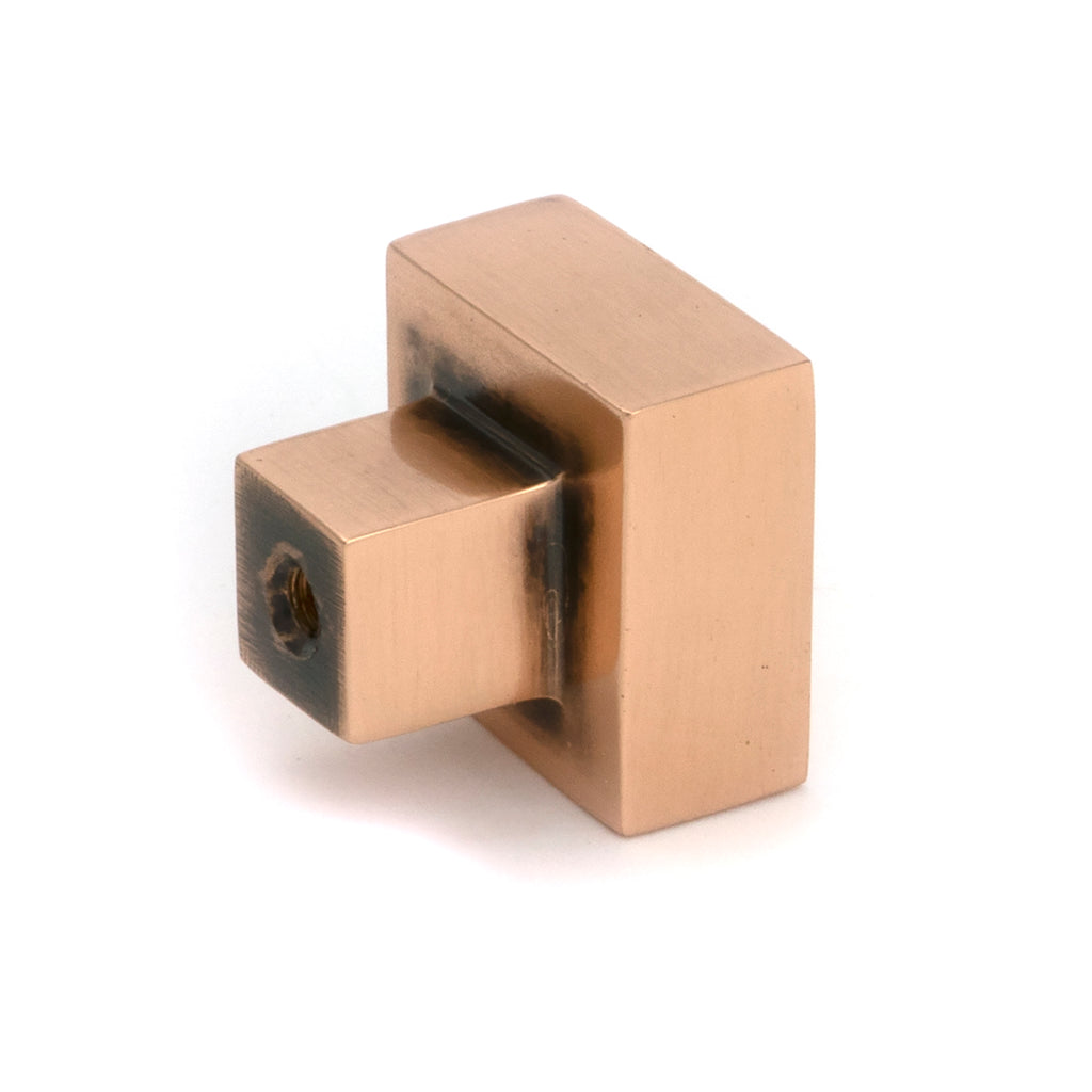 From The Anvil's Polished Bronze Albers Cabinet Knob