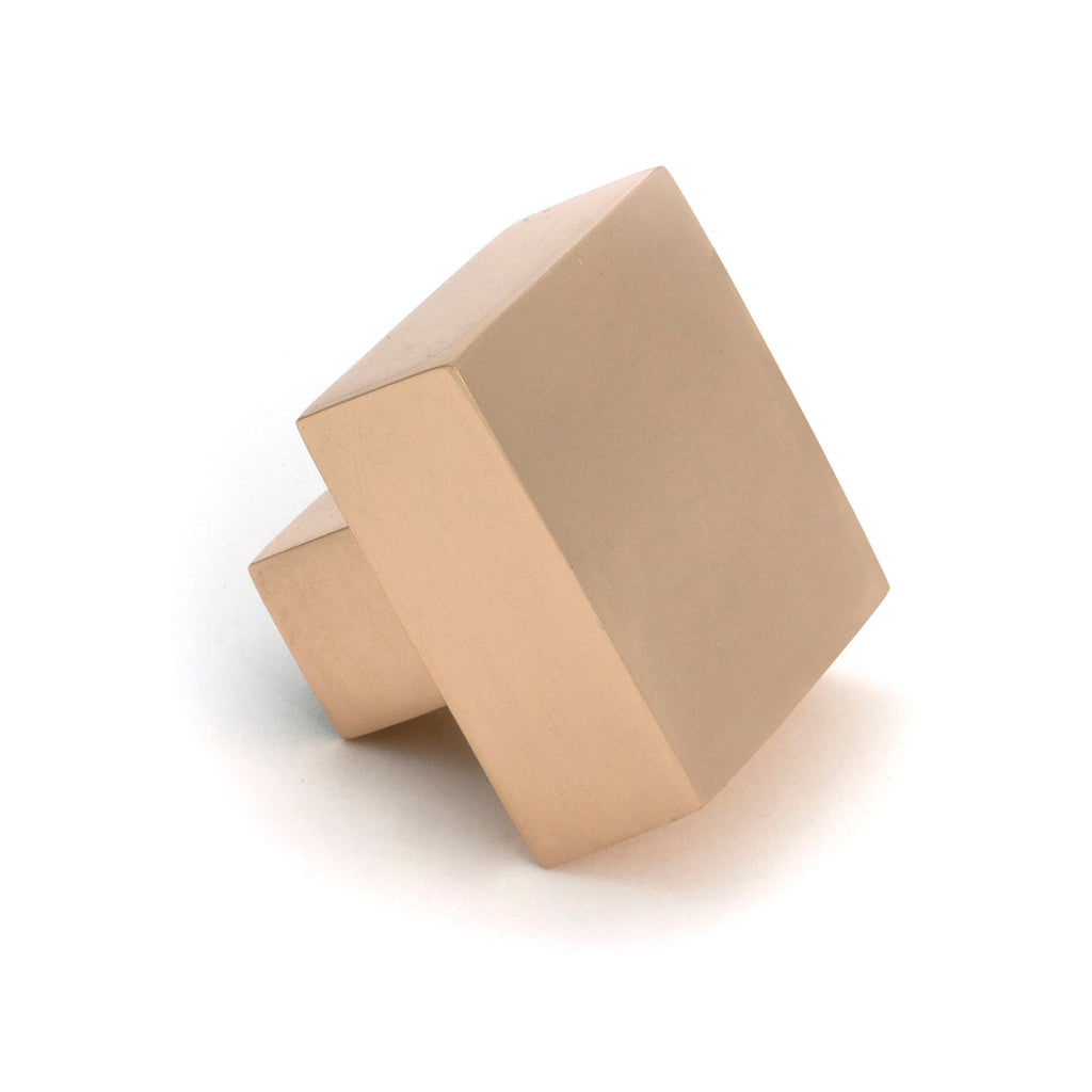 From The Anvil's Polished Bronze Albers Cabinet Knob