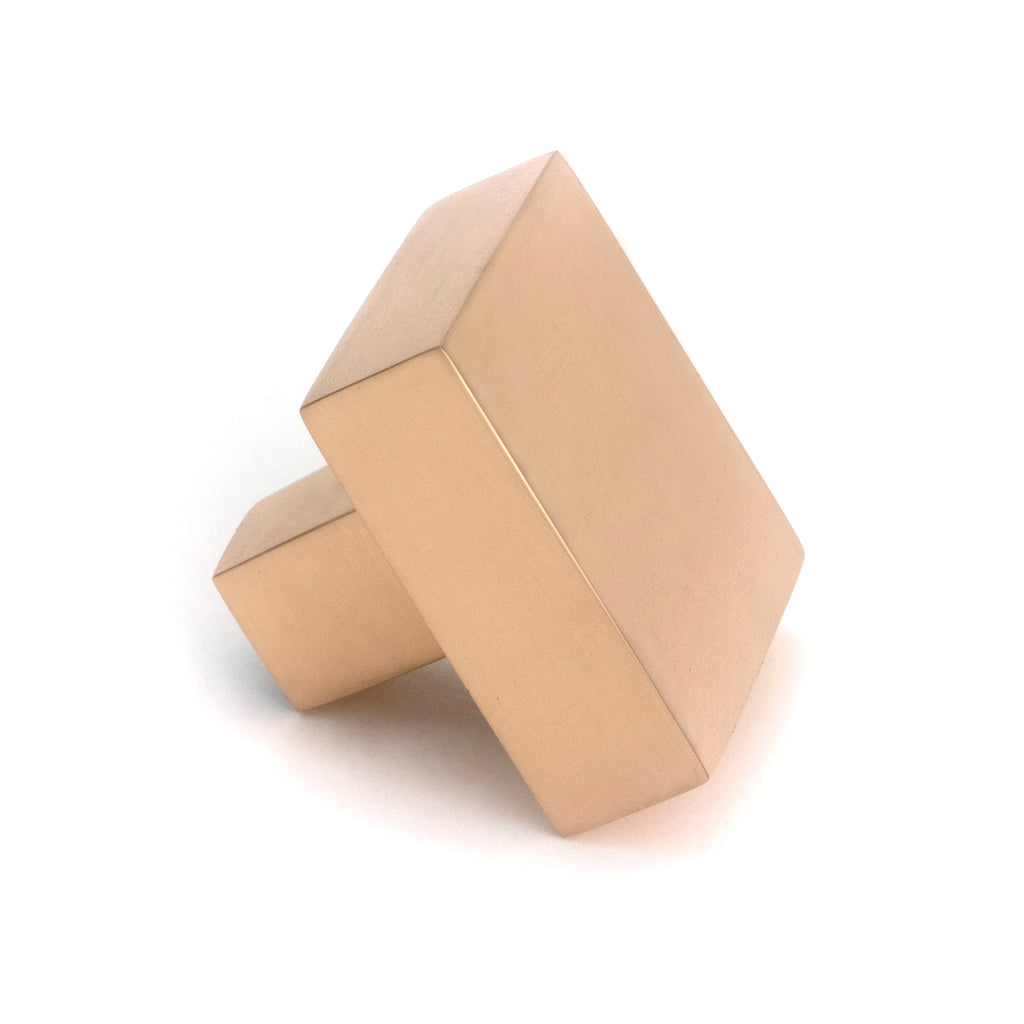 From The Anvil's Polished Bronze Albers Cabinet Knob