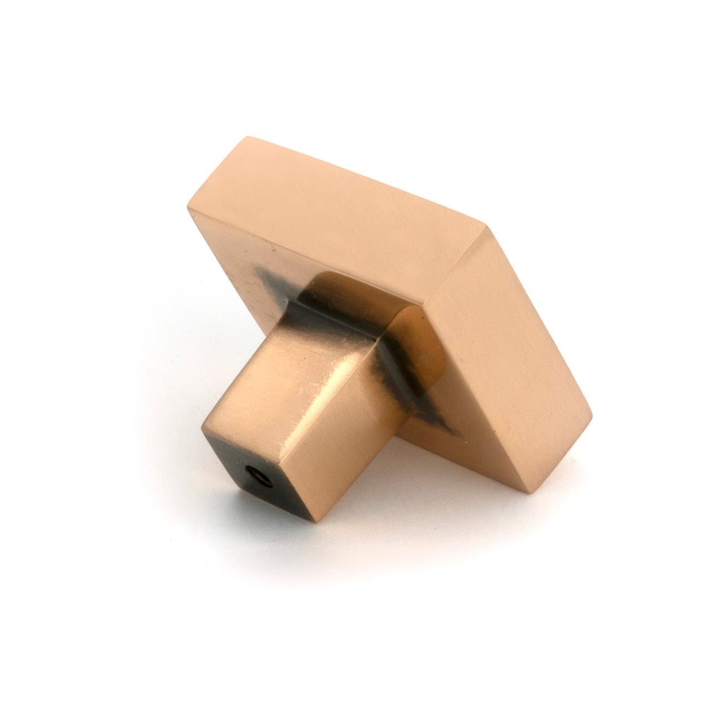 From The Anvil's Polished Bronze Albers Cabinet Knob