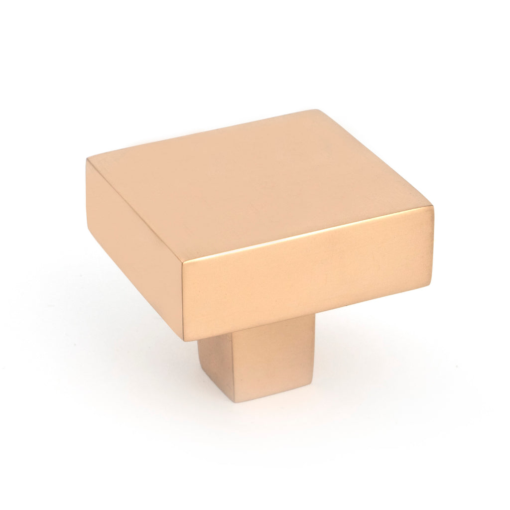 From The Anvil's Polished Bronze Albers Cabinet Knob