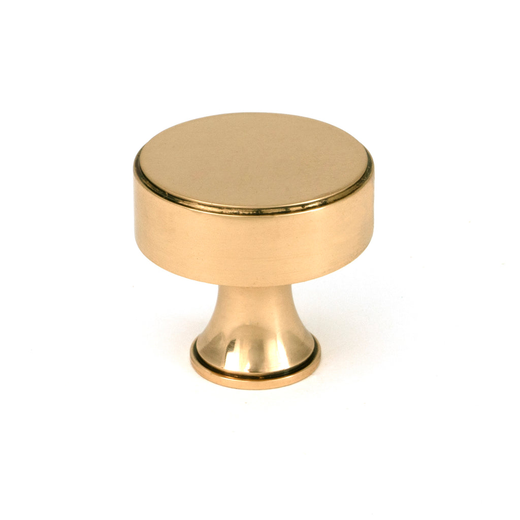 From The Anvil's Polished Bronze Scully Cabinet Knob