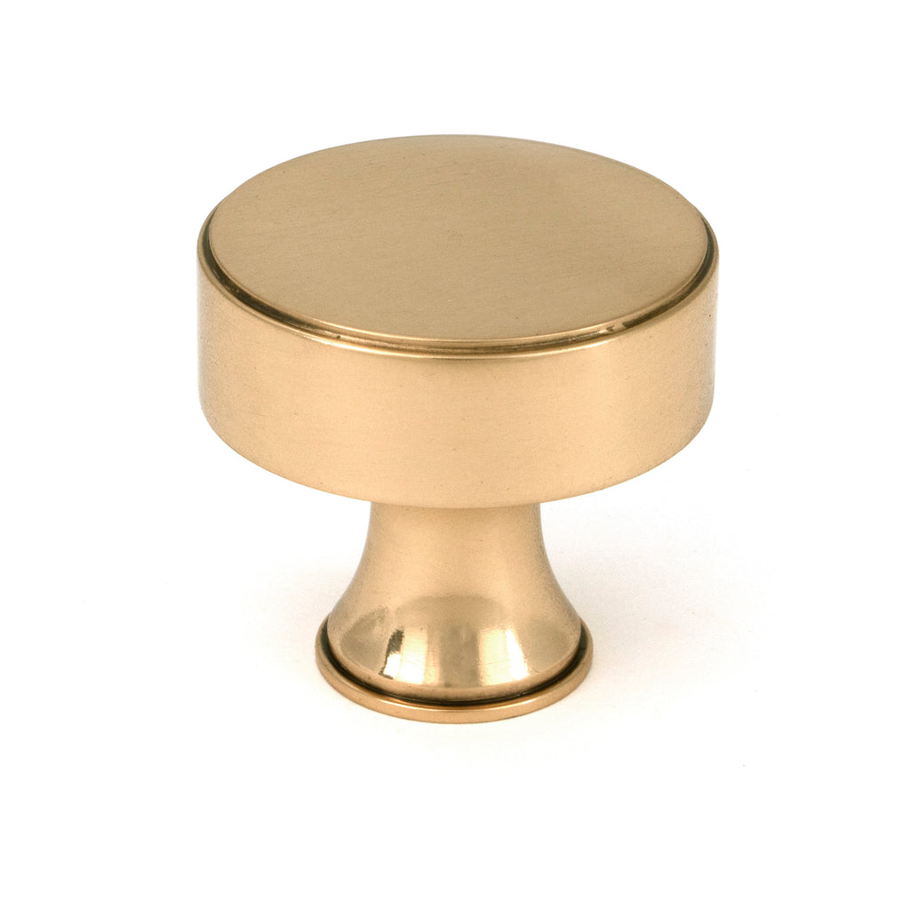 From The Anvil's Polished Bronze Scully Cabinet Knob