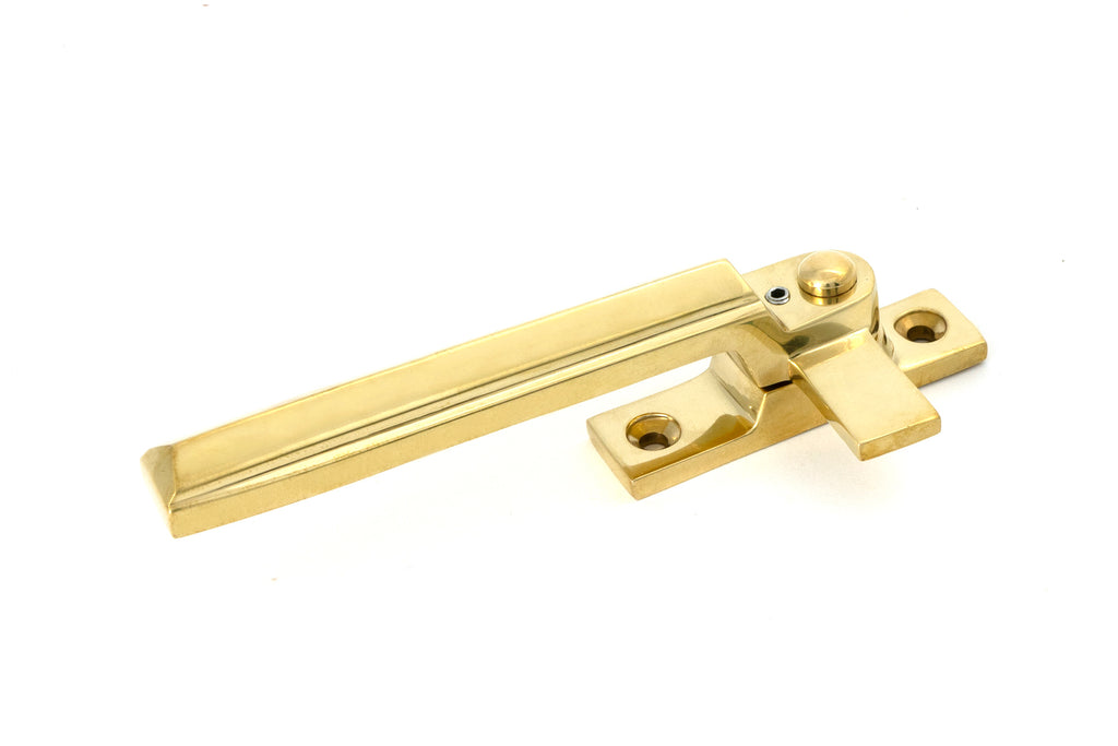 From The Anvil's Polished Brass Locking Art Deco Fastener