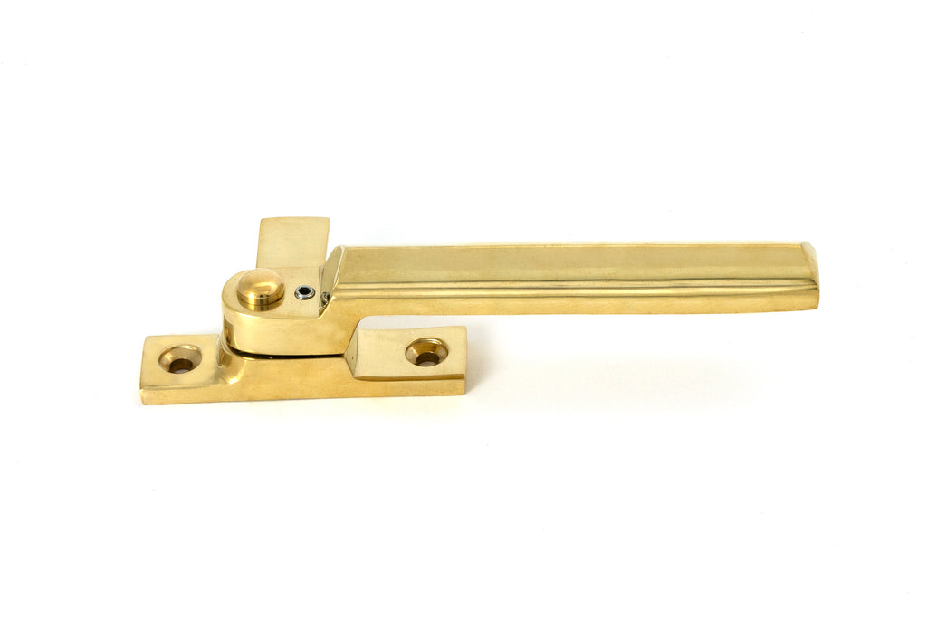 From The Anvil's Polished Brass Locking Art Deco Fastener