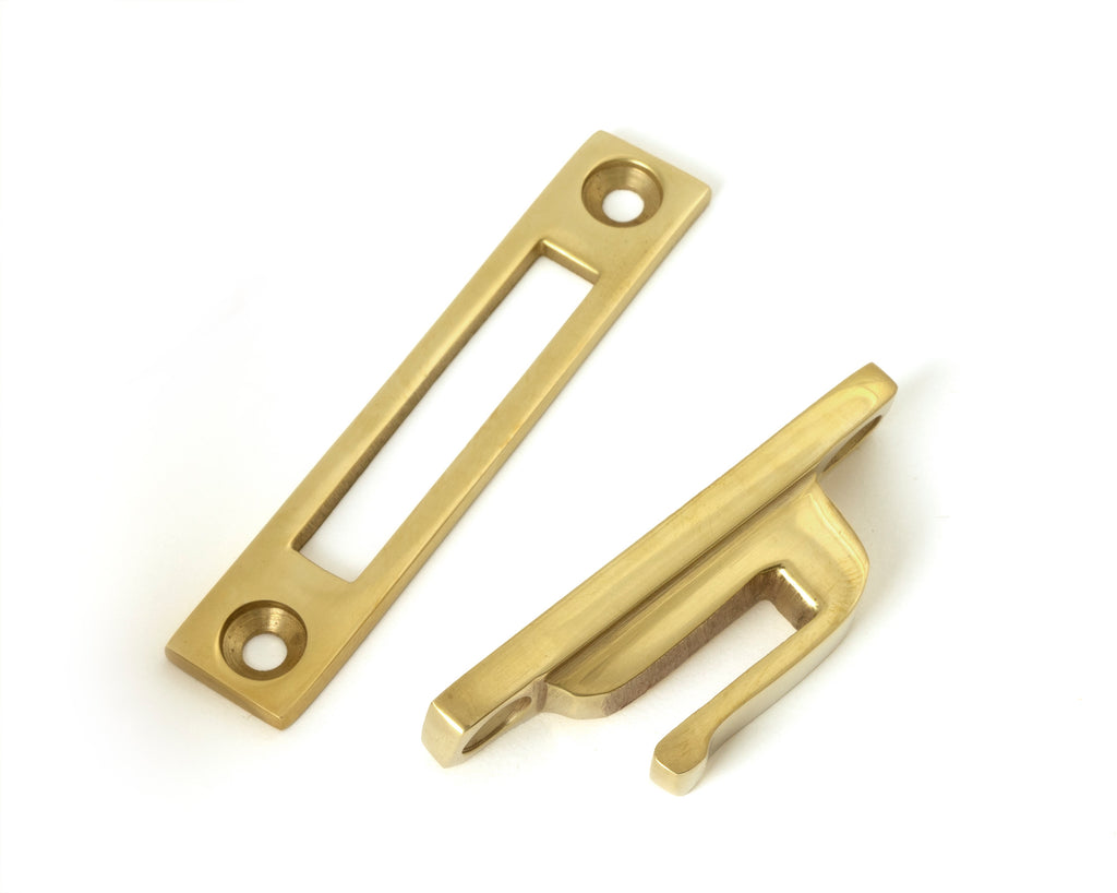 From The Anvil's Polished Brass Locking Art Deco Fastener