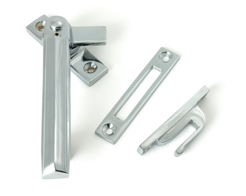 From The Anvil's Polished Chrome Locking Art Deco Fastener