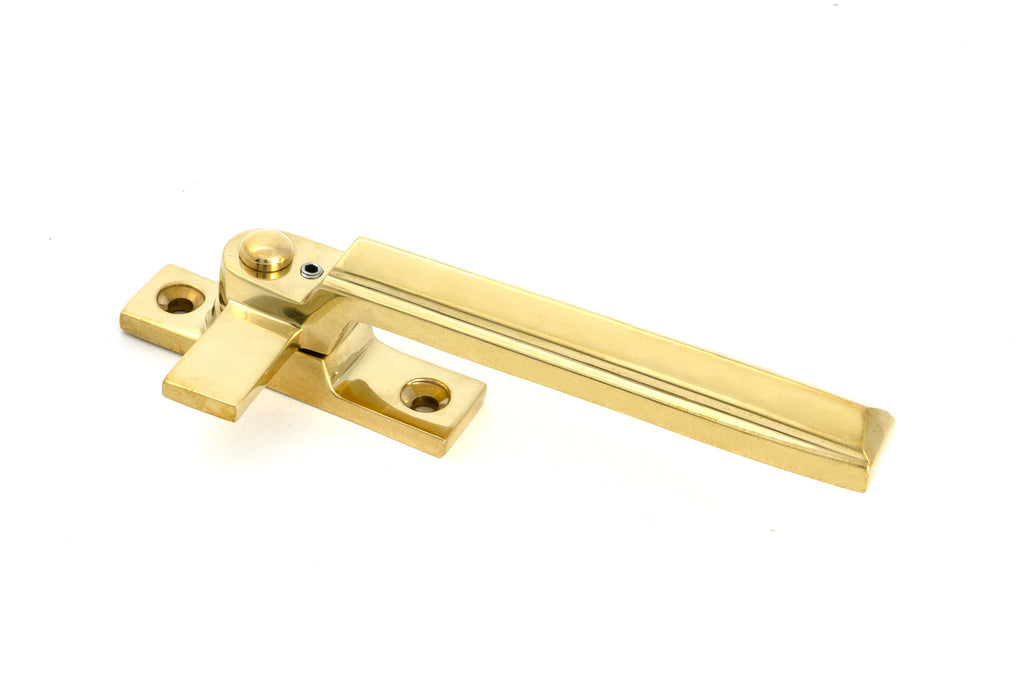 From The Anvil's Polished Brass Locking Art Deco Fastener