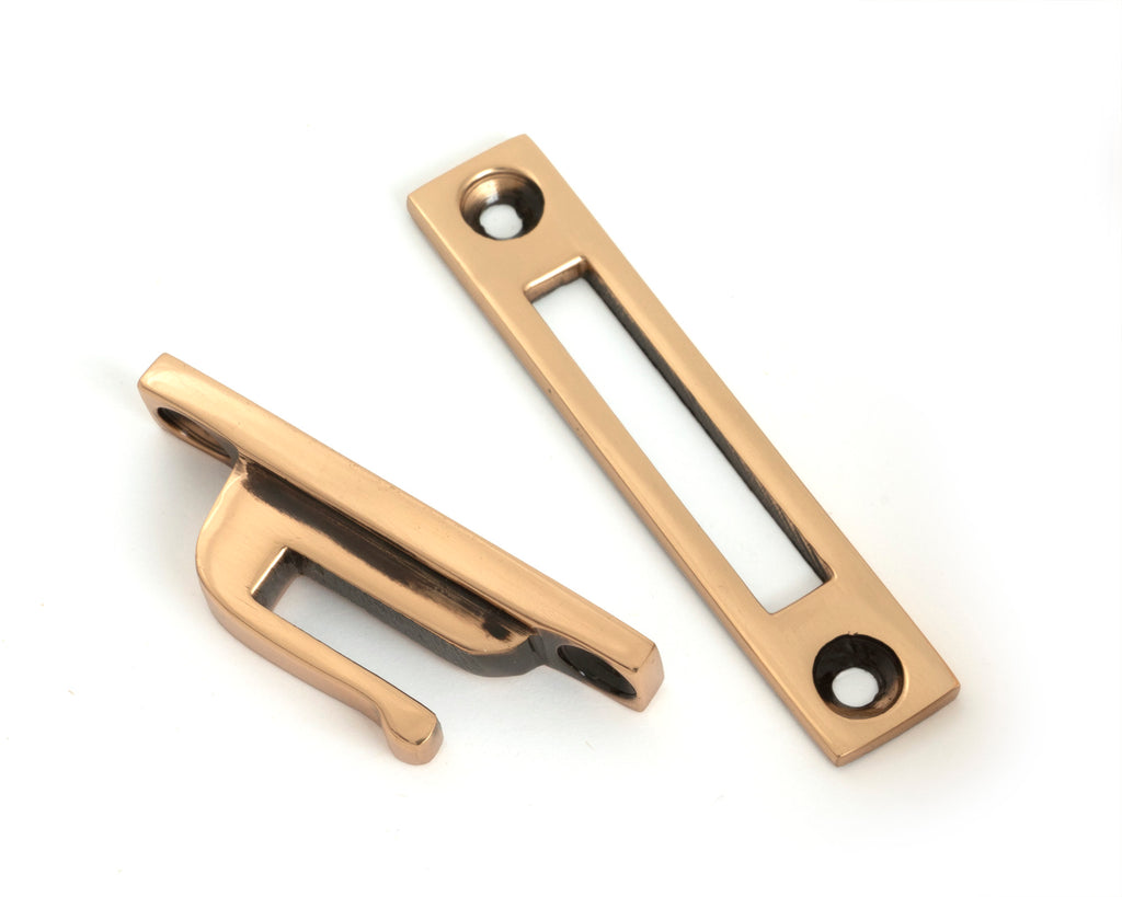 From The Anvil's Polished Bronze Locking Art Deco Fastener