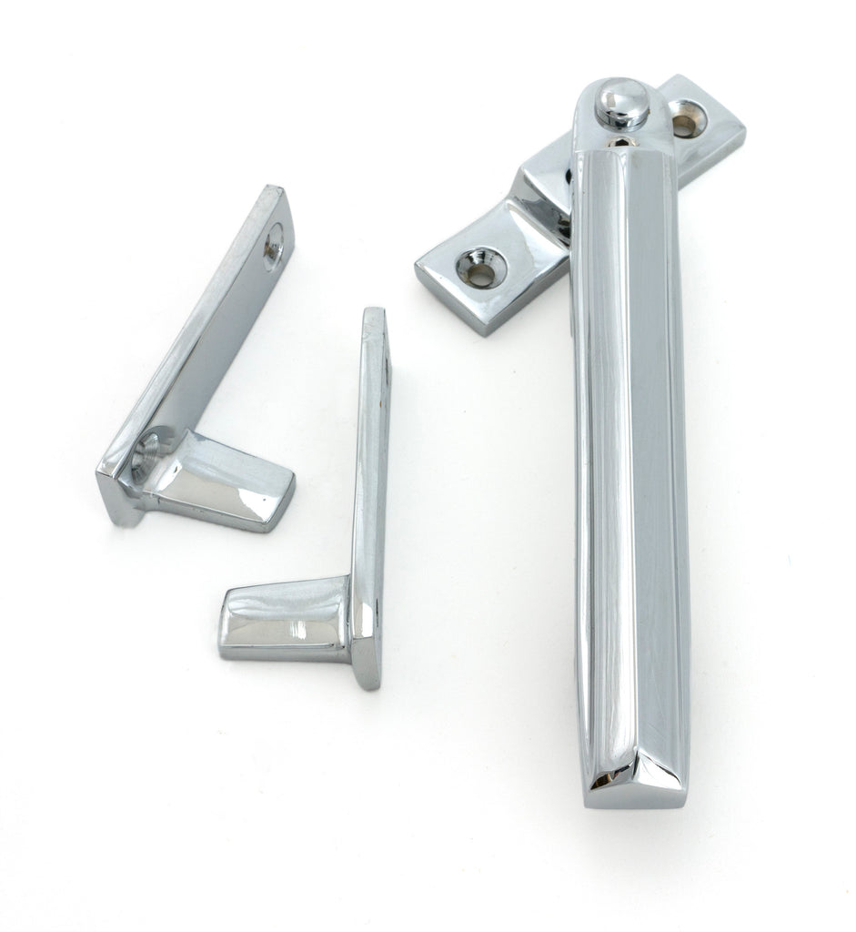 From The Anvil's Polished Chrome Night-Vent Locking Art Deco Fastener