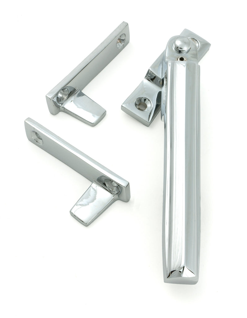 From The Anvil's Polished Chrome Night-Vent Locking Art Deco Fastener