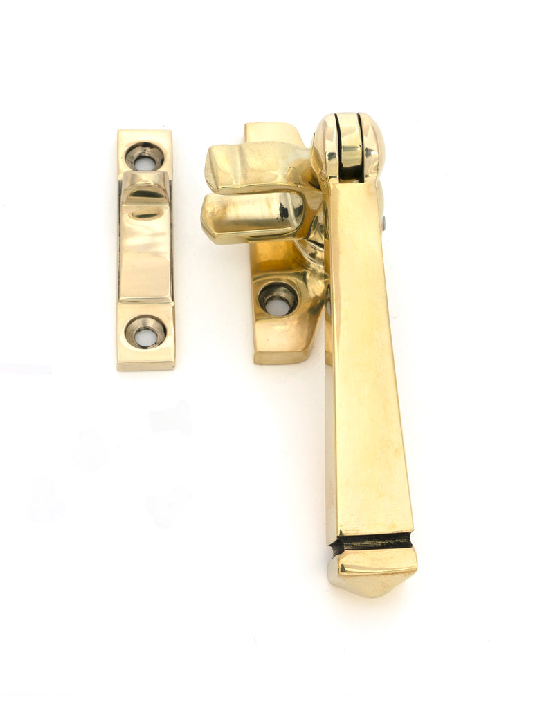 From The Anvil's Polished Brass Night-Vent Locking Avon Fastener (Steel Window)