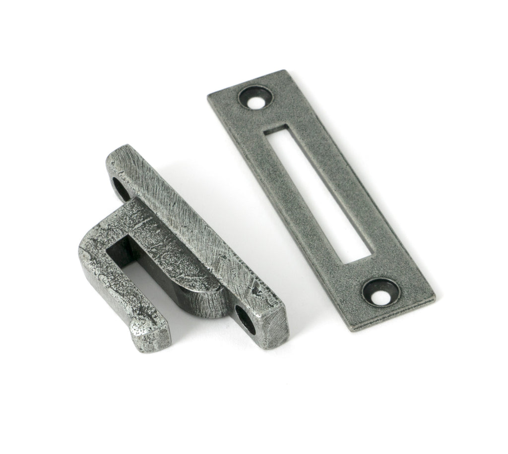 From The Anvil's Pewter Patina Locking Newbury Fastener