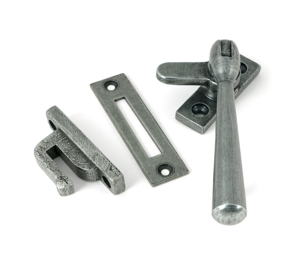 From The Anvil's Pewter Patina Locking Newbury Fastener