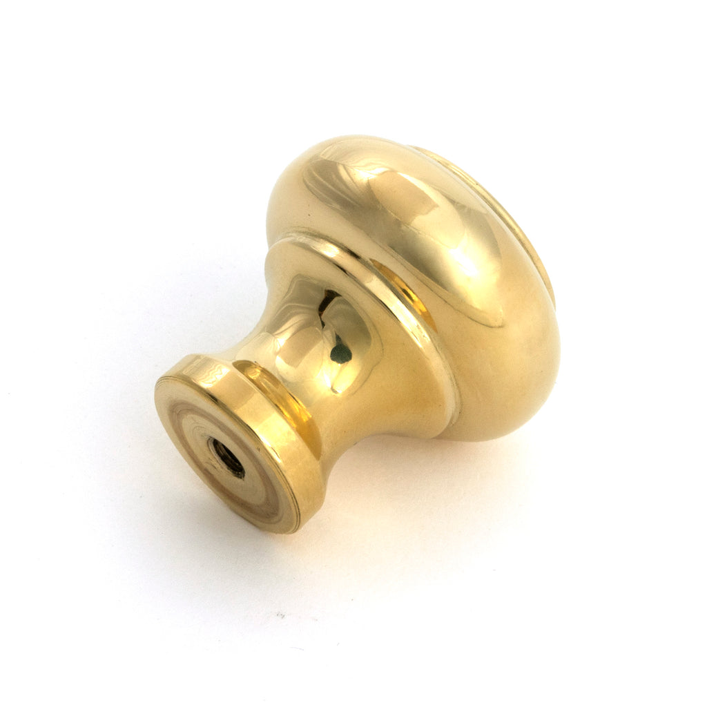 From The Anvil's Polished Brass Regency Cabinet Knob