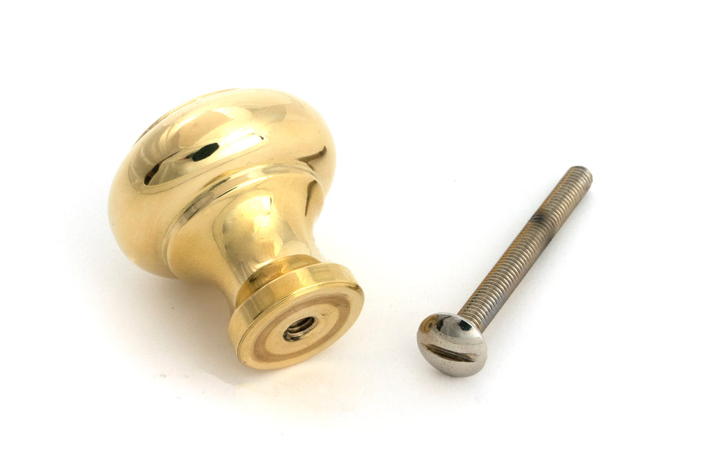 From The Anvil's Polished Brass Regency Cabinet Knob