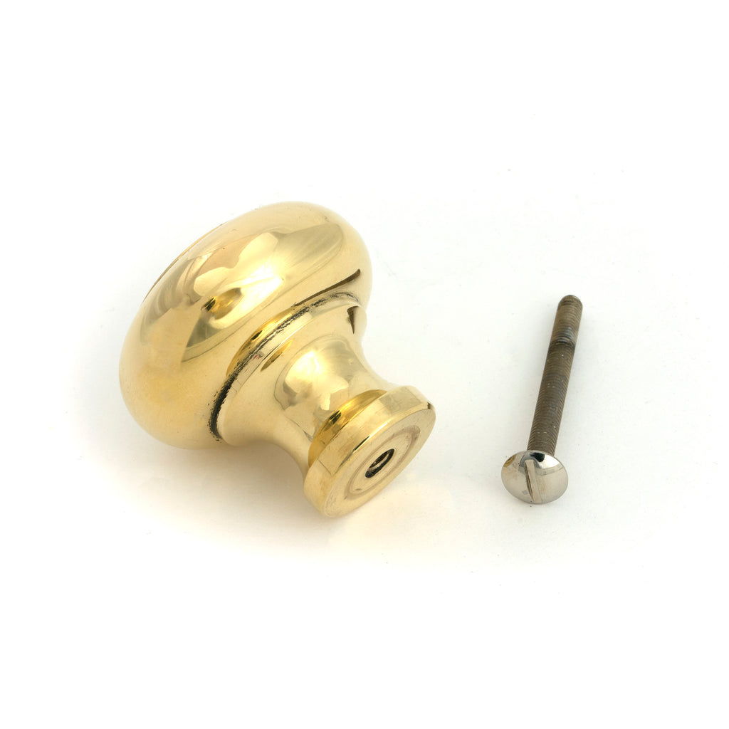 From The Anvil's Polished Brass Regency Cabinet Knob