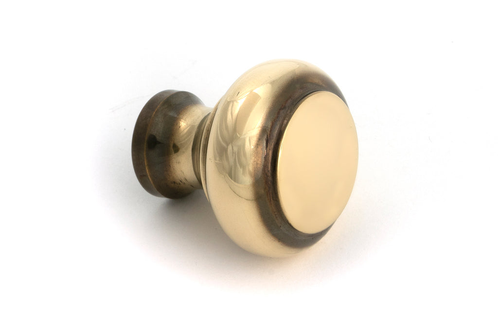 From The Anvil's Aged Brass Regency Cabinet Knob