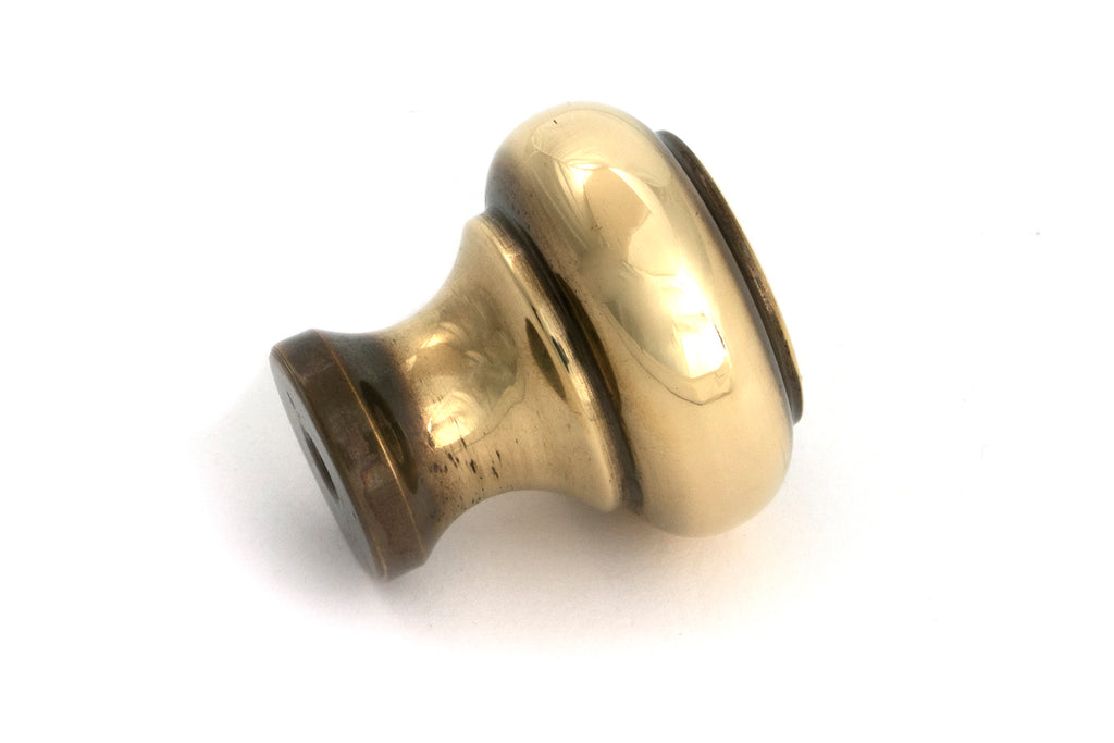 From The Anvil's Aged Brass Regency Cabinet Knob