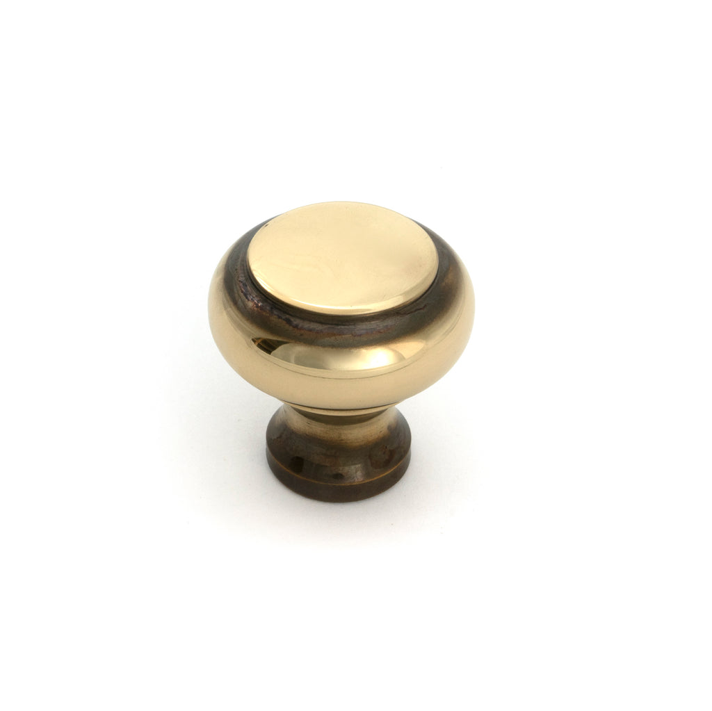 From The Anvil's Aged Brass Regency Cabinet Knob