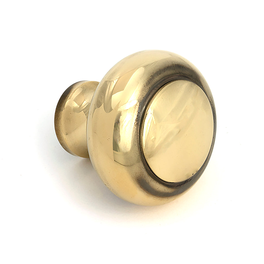 From The Anvil's Aged Brass Regency Cabinet Knob