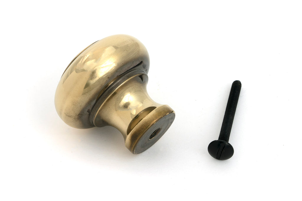 From The Anvil's Aged Brass Regency Cabinet Knob