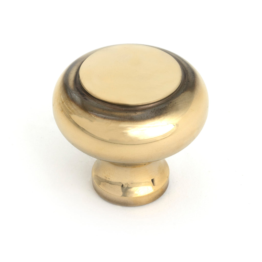 From The Anvil's Aged Brass Regency Cabinet Knob