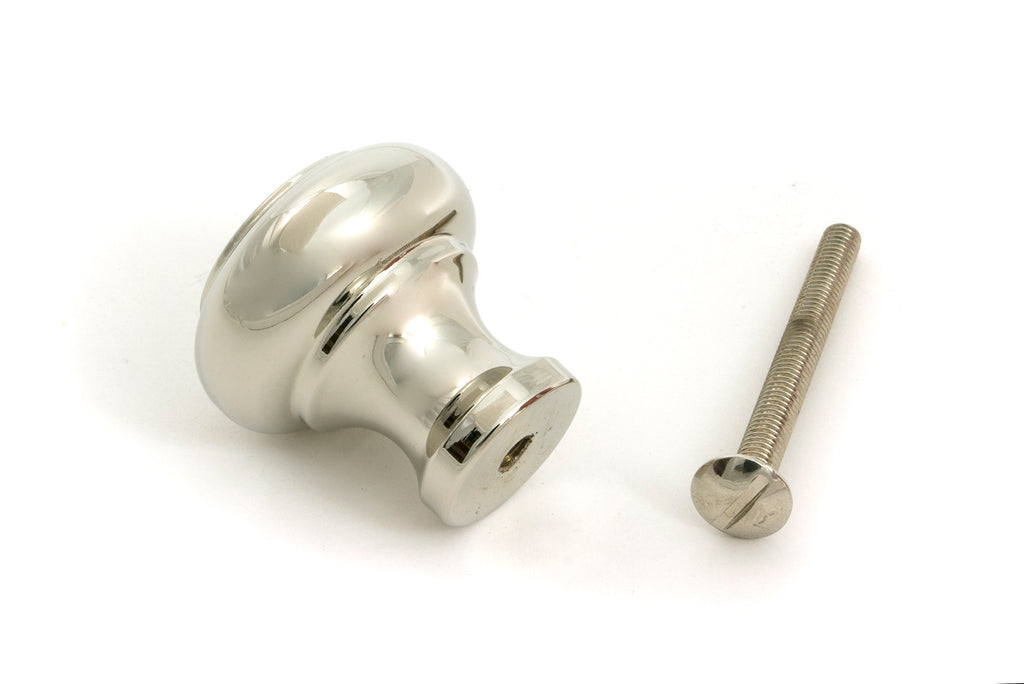 From The Anvil's Polished Nickel Regency Cabinet Knob