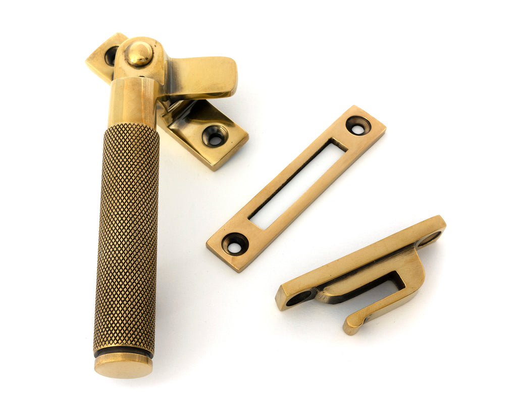 From The Anvil's Aged Brass Locking Brompton Fastener