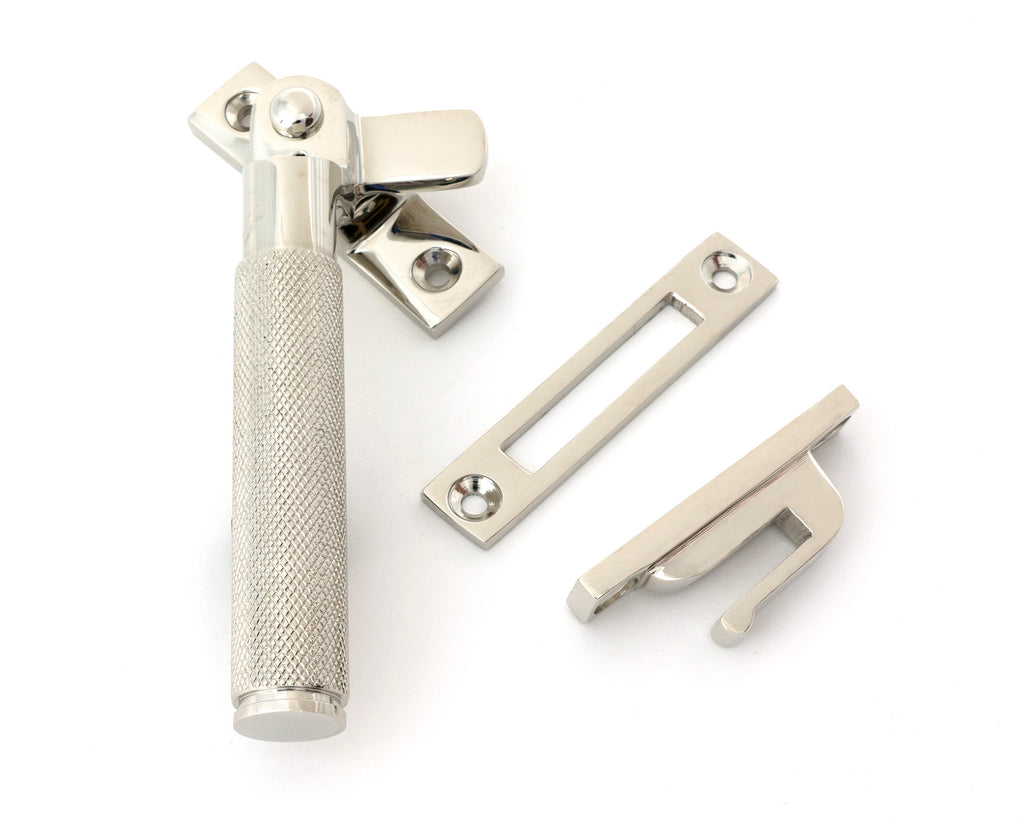 From The Anvil's Polished Nickel Locking Brompton Fastener