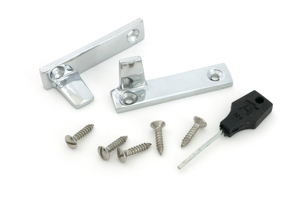 From The Anvil's Polished Chrome Night-Vent Locking Brompton Fastener