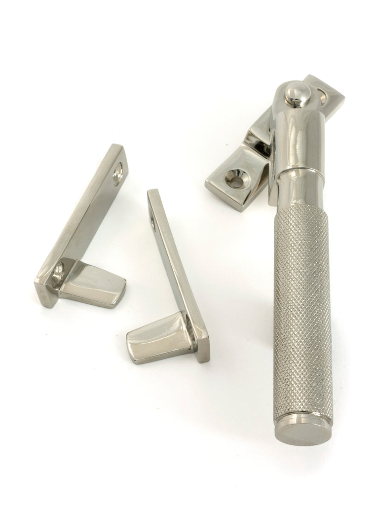 From The Anvil's Polished Nickel Night-Vent Locking Brompton Fastener