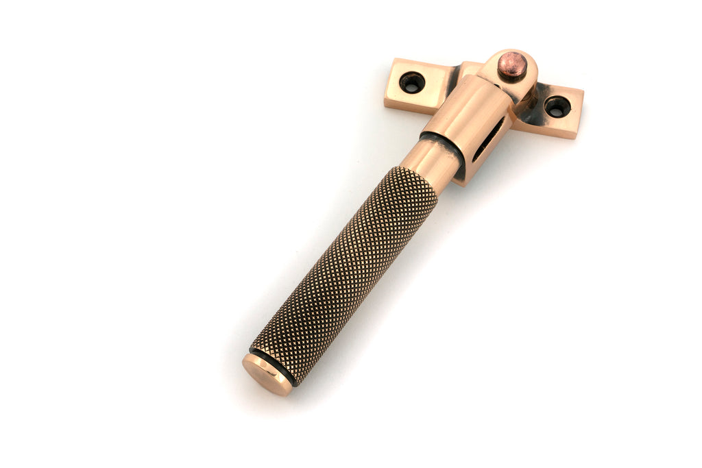 From The Anvil's Polished Bronze Night-Vent Locking Brompton Fastener