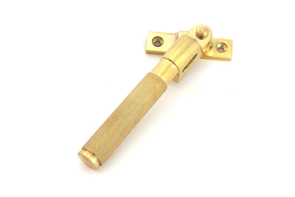 From The Anvil's Polished Brass Night-Vent Locking Brompton Fastener