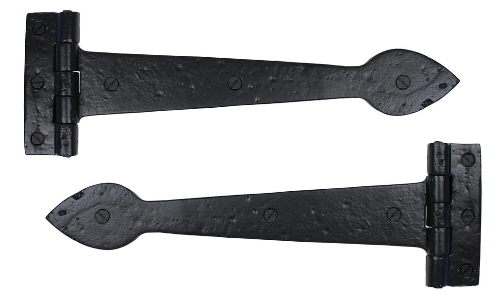 From The Anvil's Black Black Cast T Hinge (pair)