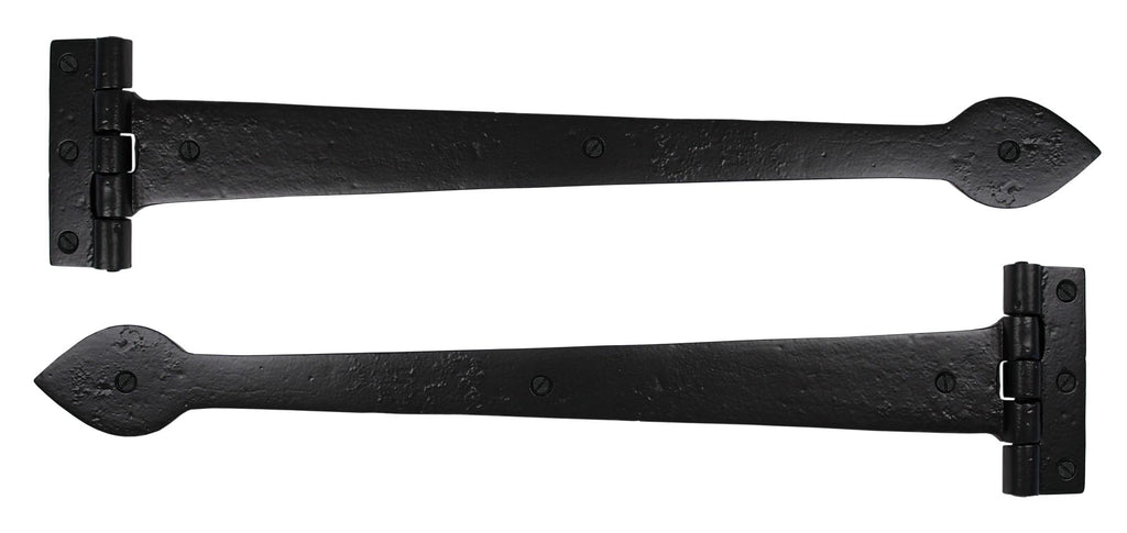 From The Anvil's Black Black Cast T Hinge (pair)