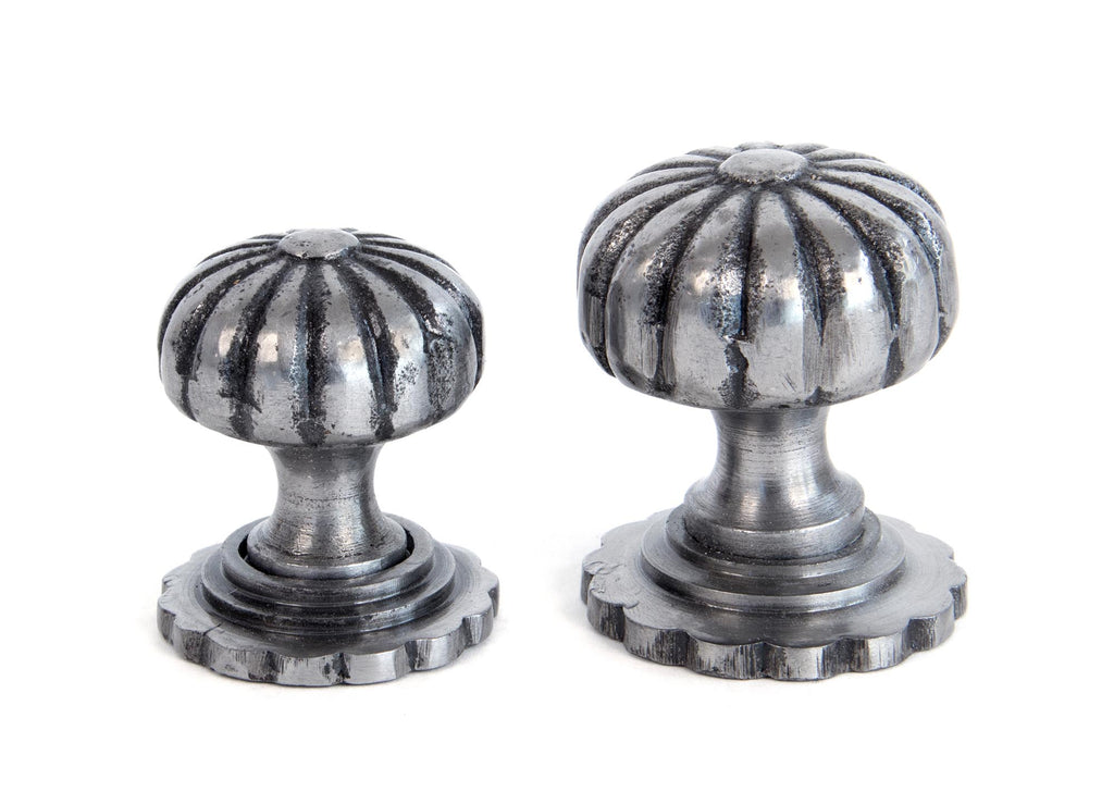 From The Anvil's Natural Smooth Flower Cabinet Knob